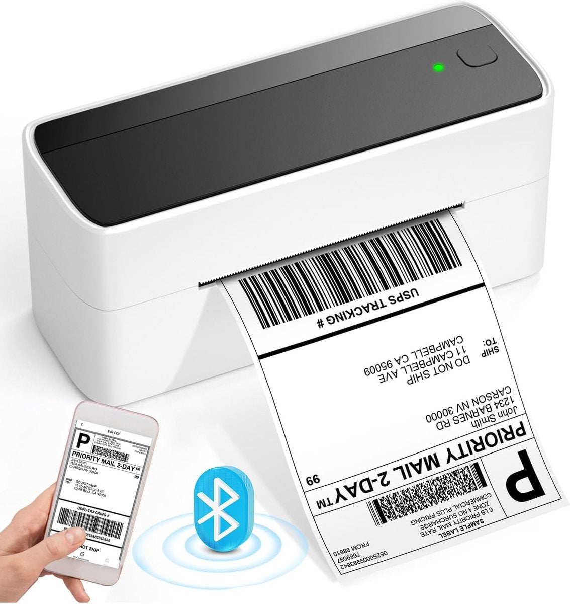 Phomemo 241BT - Draadloze Thermische Label Printer - 102 x 150 MM - Geschikt voor PostNL - DHL - DPD - Ect