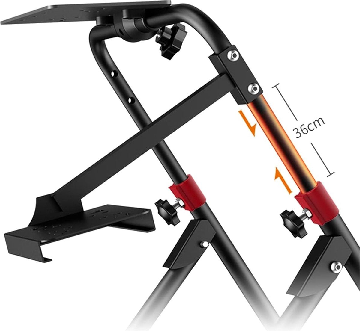 PXN - A9 - Wheel Stand - Racestuur standaard - Inklapbaar - Zwart - Voor Logitec - Fanatec - Thrustmaster - In Hoogte Verstelbaar