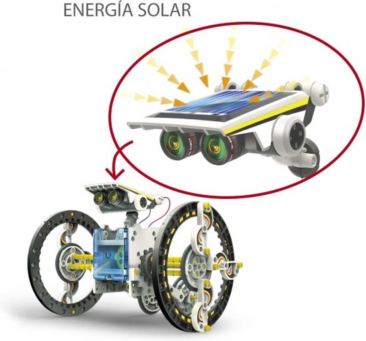 14 in 1 Solar Robot - DIY - Zonne Energie - Transformer - 75 onderdelen - Educatief