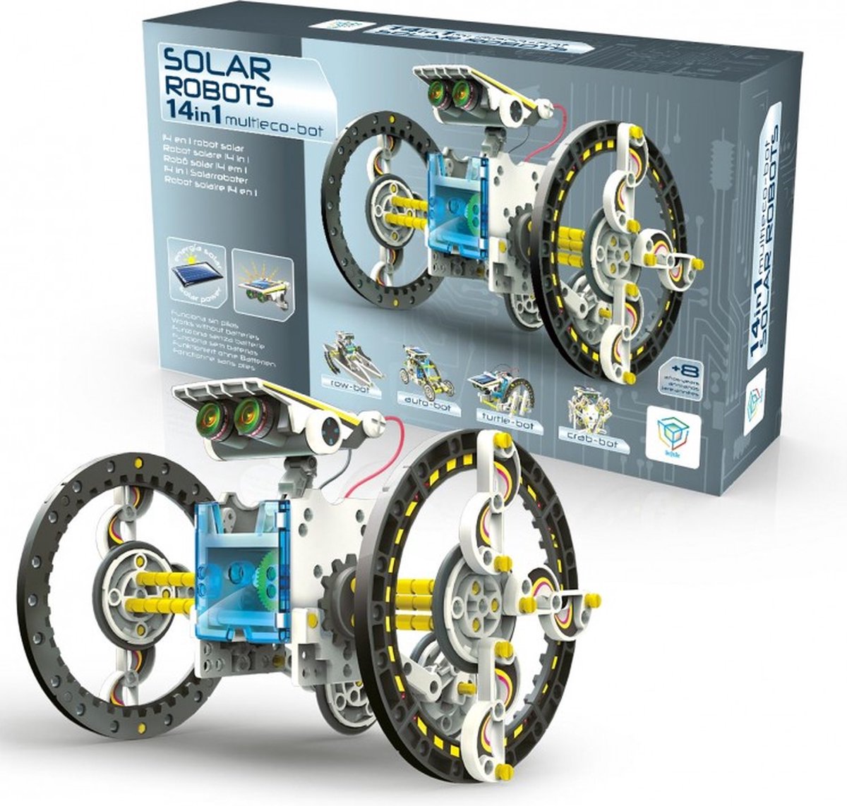 14 in 1 Solar Robot - DIY - Zonne Energie - Transformer - 75 onderdelen - Educatief