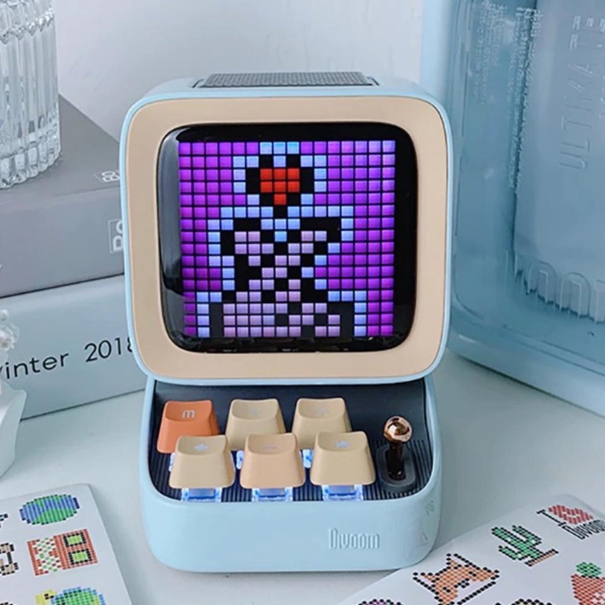 Divoom® Ditoo Draagbare Bluetooth Speaker Met Retro Pixeldisplay