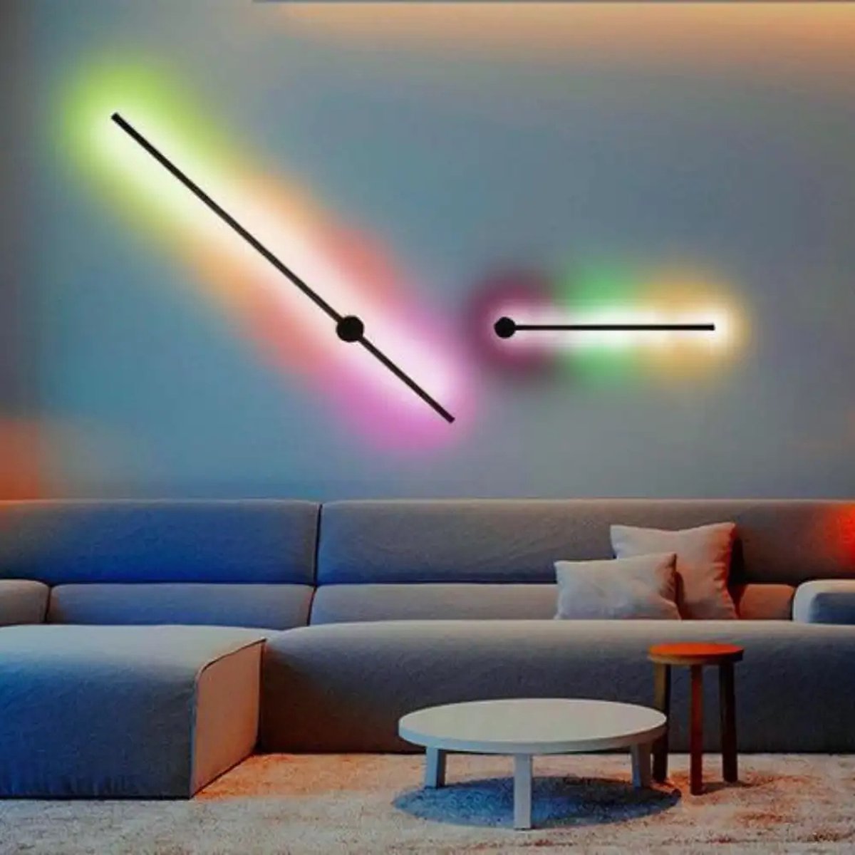 INOLEDS® - Lightsaber Lamp - Duurzame Laser RGB Designer Wandlamp - Dimbaar - 80cm - Met Afstandsbediening