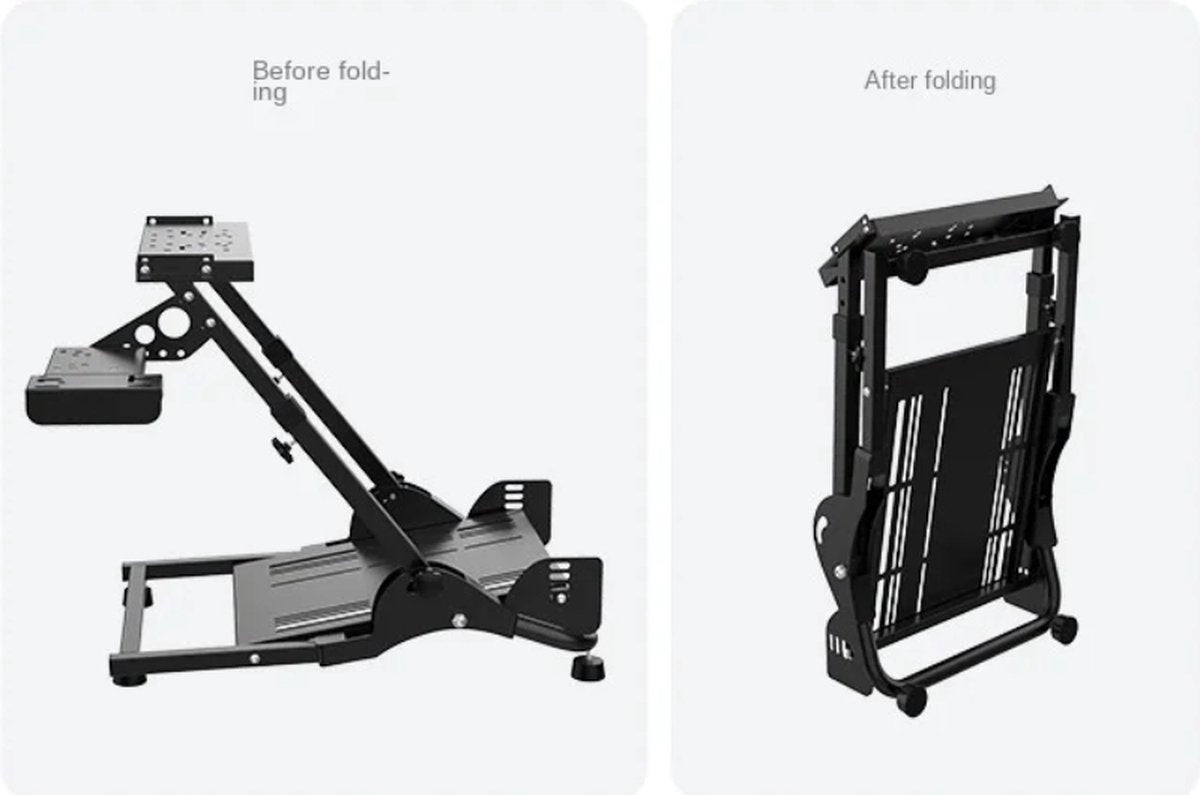 PXN - A10 - Wheel Stand Pro Versie - Racestuur standaard - Inklapbaar - Zwart - Voor Logitec - Fanatec - Thrustmaster - In Hoogte Verstelbaar