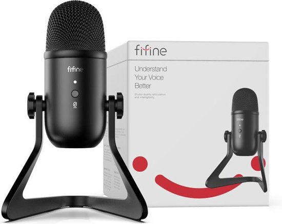 Fifine - K678 - Professionele USB Microfoon - Streaming / Gaming / Podcast / Video Calls - Geschikt voor Windows, MAC & PS4 / 5