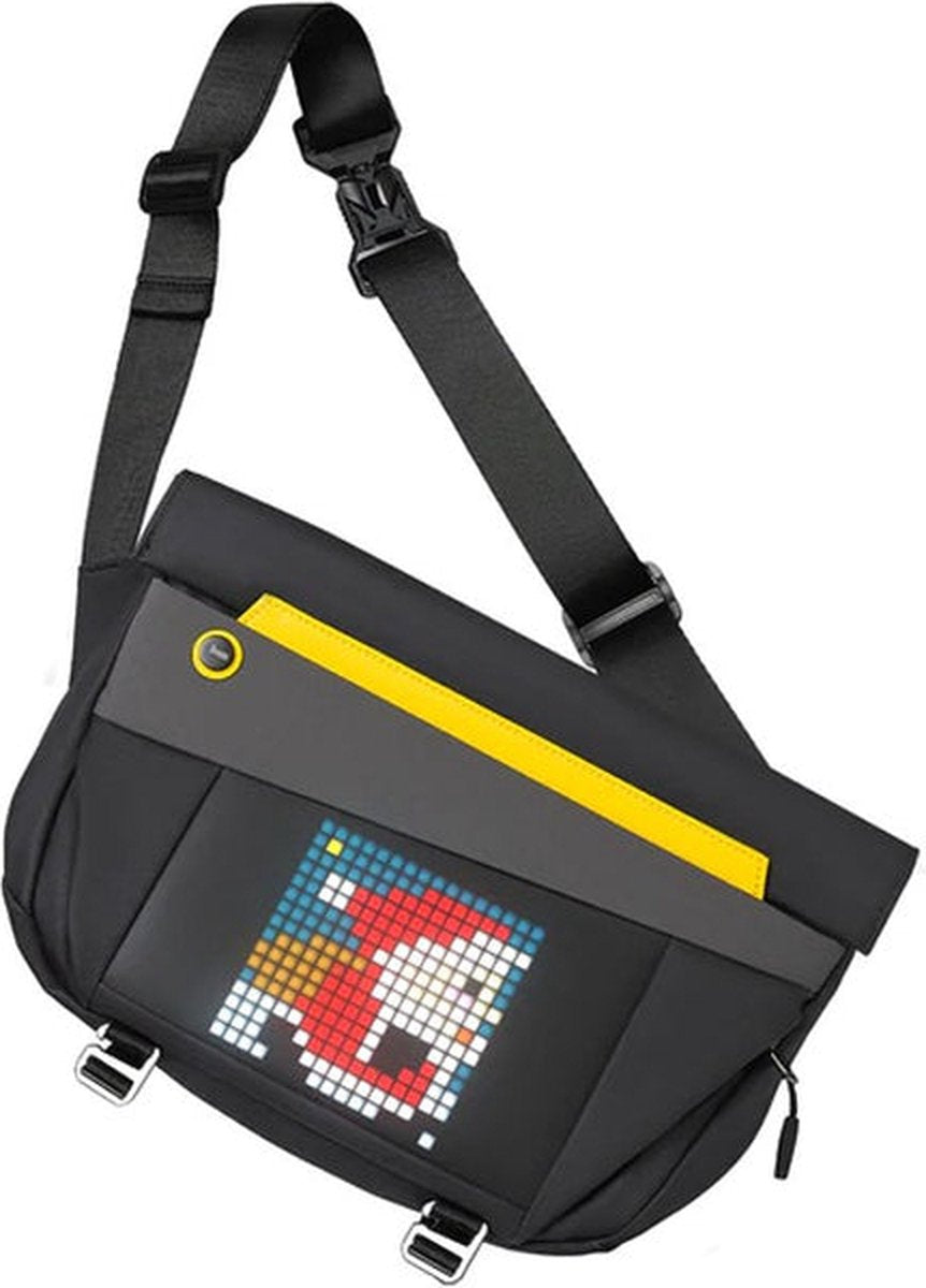 Divoom® - Pixel SlingBag-V - LED Animatie Scherm - Inclusief App - Zwart