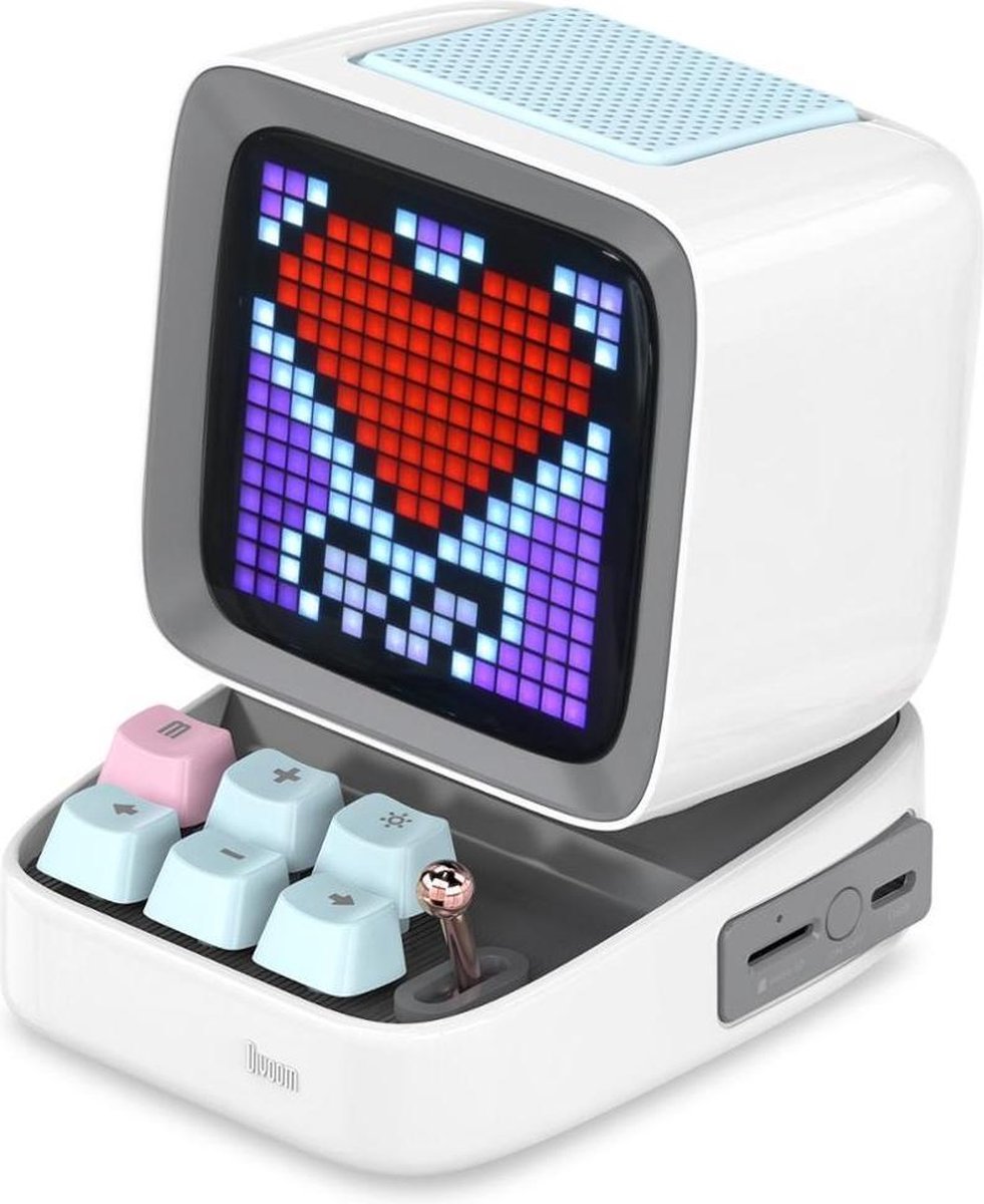 Divoom® Ditoo Draagbare Bluetooth Speaker Met Retro Pixeldisplay