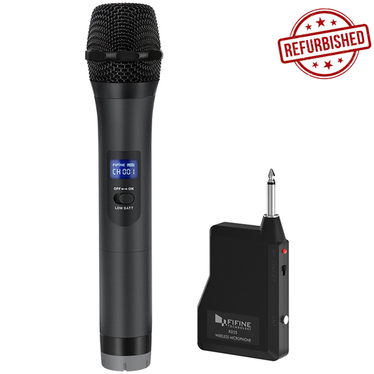 FIFINE - K025 - Refurbished - Profesionele Draadloze Karaoke Microfoon